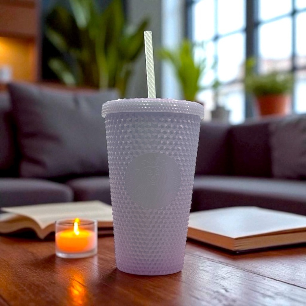 Starbucks Studded Icy Lilac Tumbler‎ 16oz, New